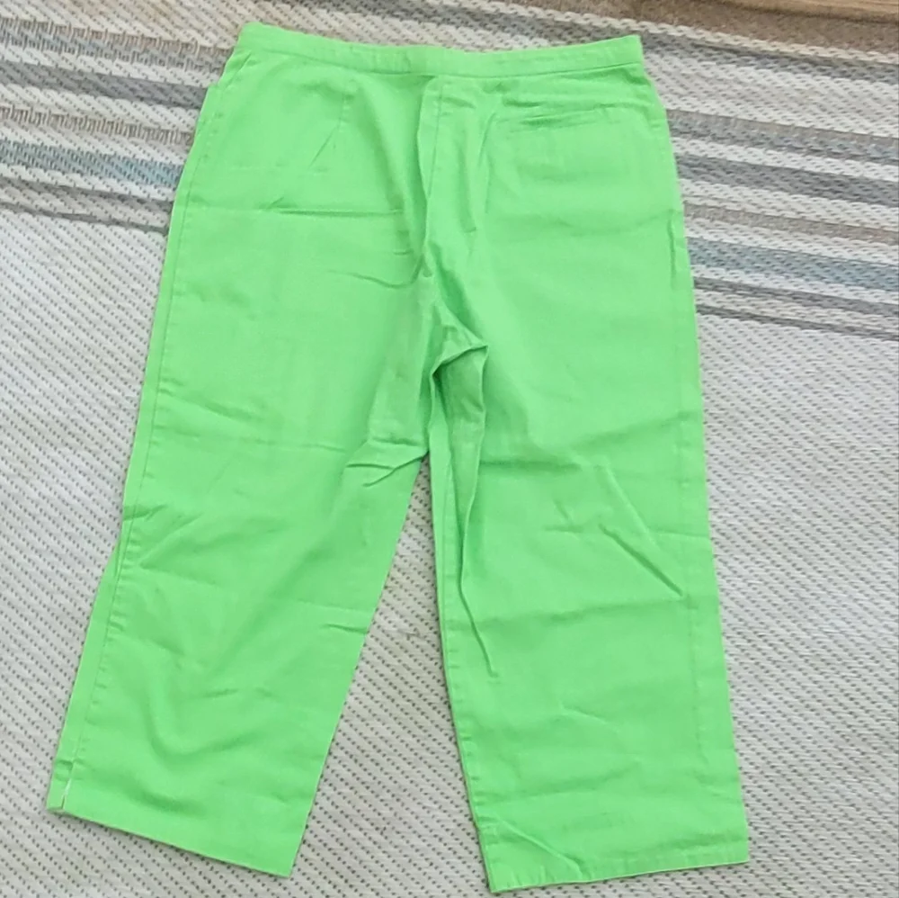* Duck Head Size 12 Capri Green Pants - Picture 4 of 7
